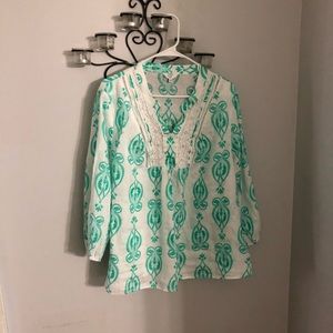 3x Crown & Ivy 3/4 sleeve Summer Spring